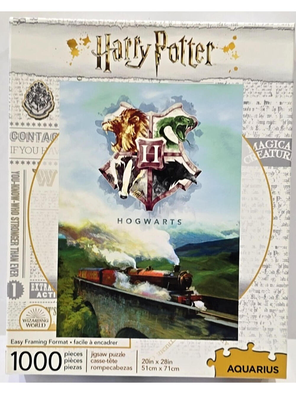 Aquarius Harry Potter Hogwarts Express 1000 Pc Puzzle